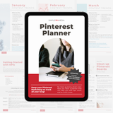 Simple Pin Pinterest Planner {Digital Version}