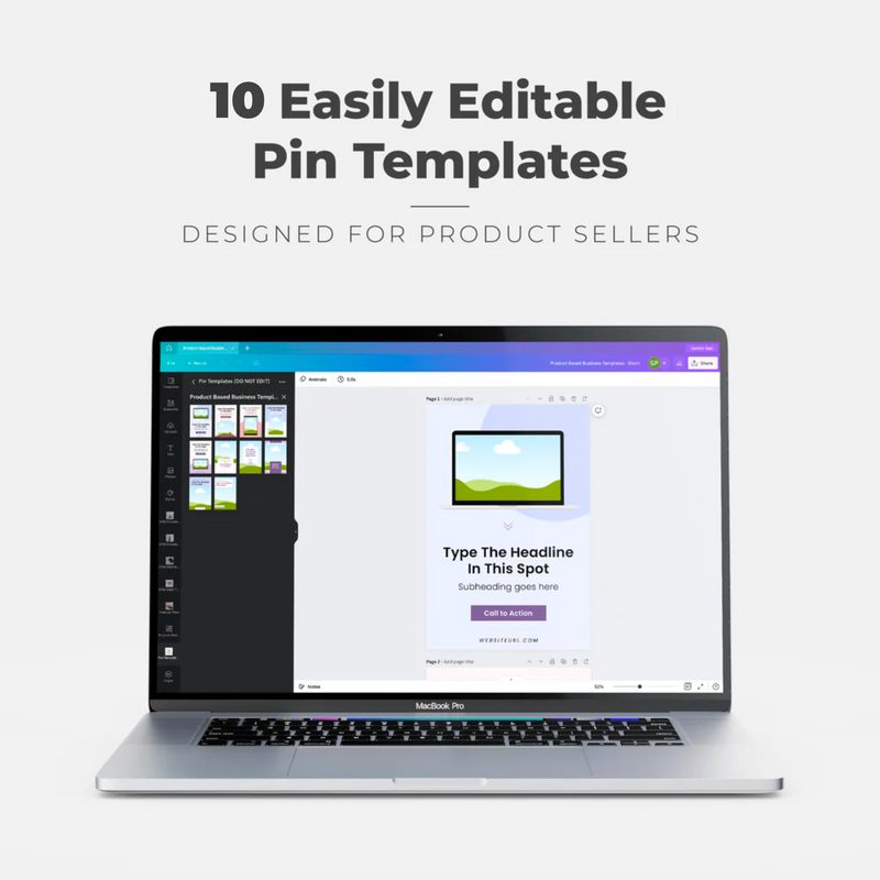Pinterest Templates for Product Sellers