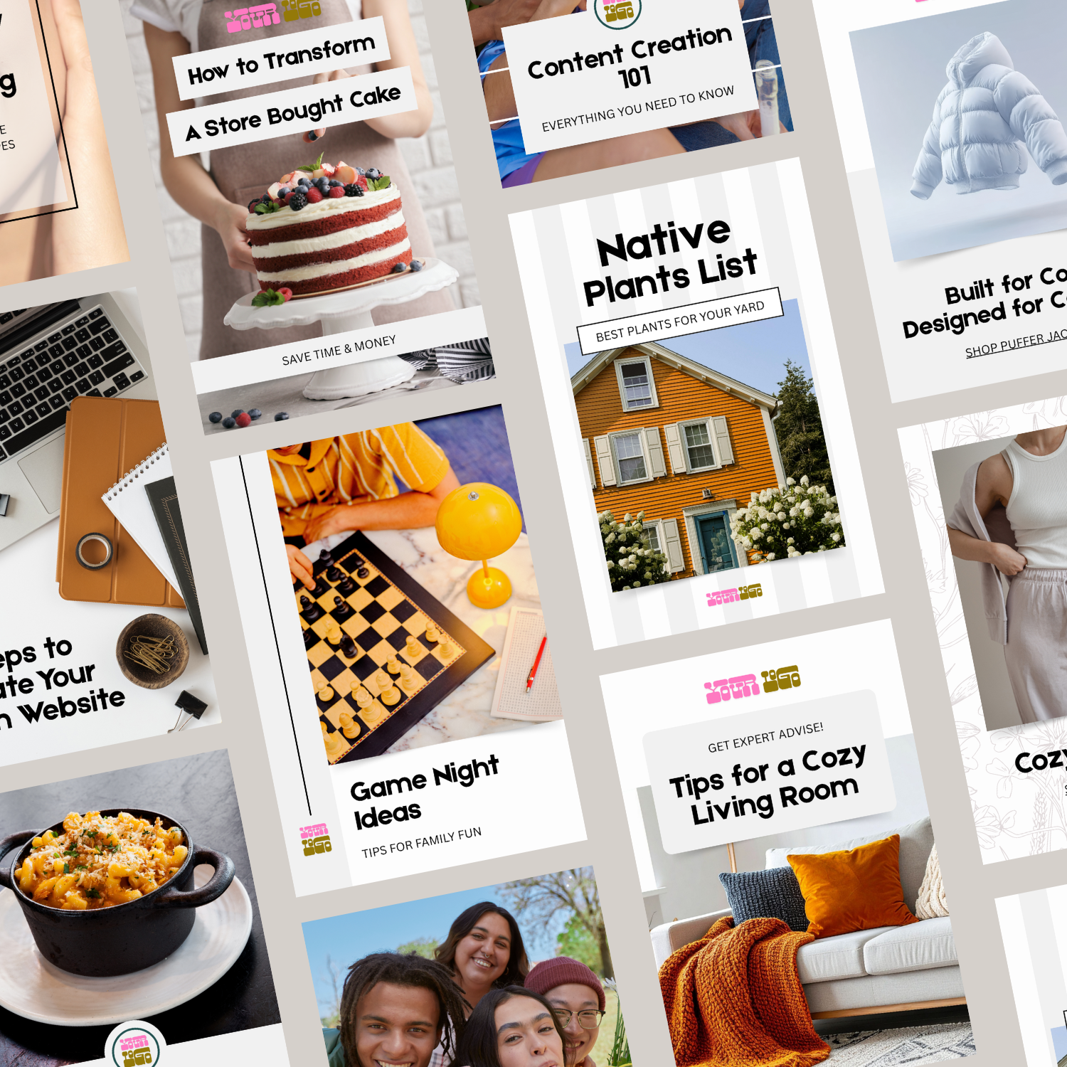 Universal Pinterest Templates {Bundle #2} (NEW!!) – Simple Pin Shop