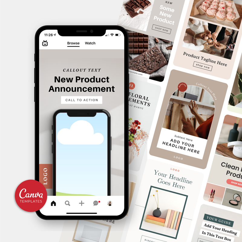 Pinterest Templates for Pinterest Ads {Bundle #2} – Simple Pin Shop