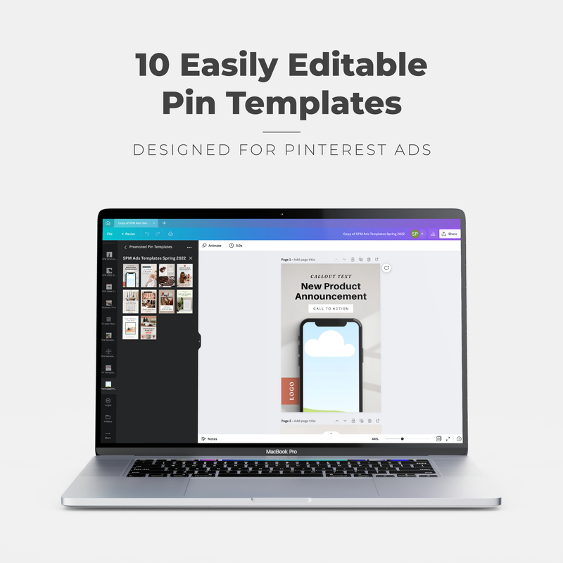 Pinterest Templates for Pinterest Ads {Bundle #2} – Simple Pin Shop