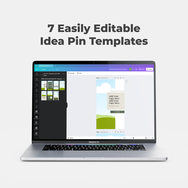 Universal Idea Pin Templates for All Content Creators