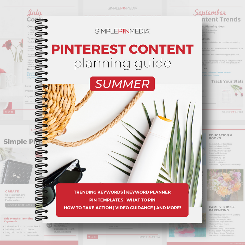 Summer Content Planning Guide for Pinterest
