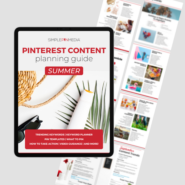 Pinterest Content Planning Guide {Summer}